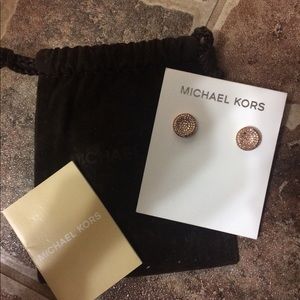 New with tags !! Rose gold Michael Kors earrings.
